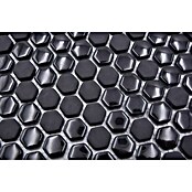 Mosaikfliese Hexagon CUBA HX8GM (29 x 29,5 cm, Schwarz)