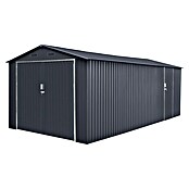 Hoggar Garaža Tonsberg  (Vanjska dimenzija uklj. krovni prevjes (Š x D): 300 x 602 cm, Antracit, Aluminij) | BAUHAUS