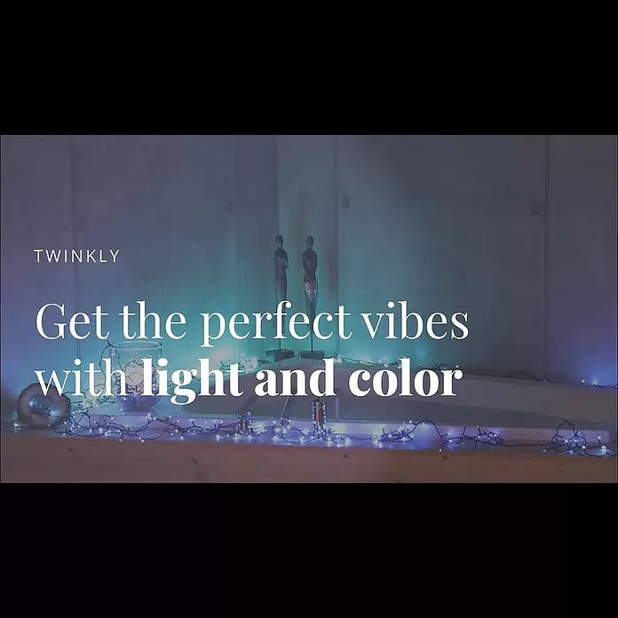 Twinkly Smart-LED-Lichterkette StringsAußen, 20 m, Lichtfarbe: RGBW, Anzahl Leuchtmittel: 250 Stk., Netzbetrieben - Get the perfect vibes with light and color