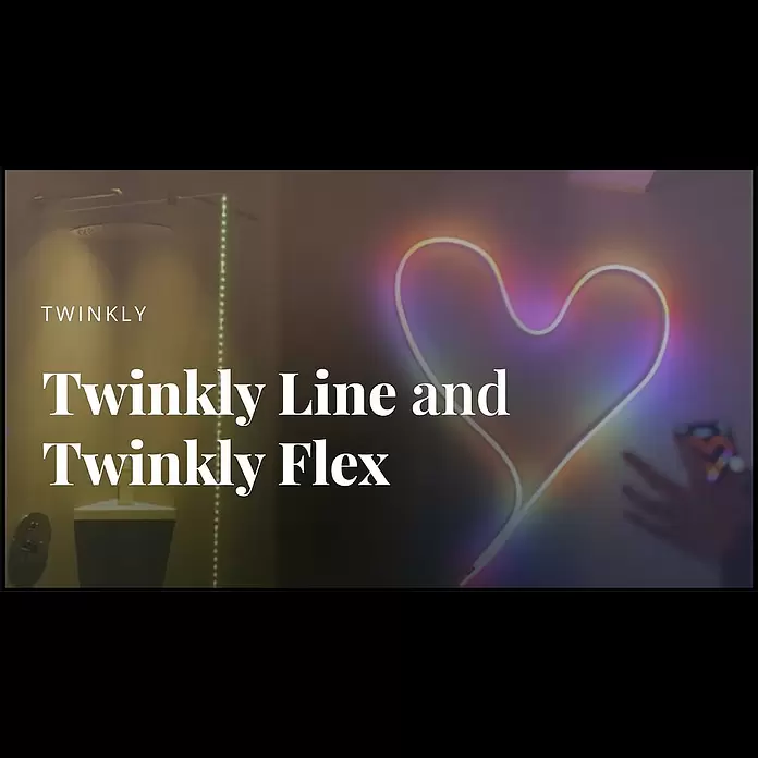 Twinkly LED-Lichtschlauch Flex - Länge: 2 m, Lichtfarbe: RGB, 15 W - Twinkly Line and Twinkly Flex are here.