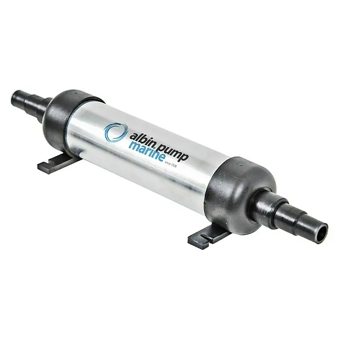 Albin Pump Filter - Passend für: Boot, Camping-/Bordtoiletten, Wohnmobil - Albin Pump Marine Kühlwasserfilter zur Reinigung von Kühlwasser, schützt den Motor vor Verunreinigungen.