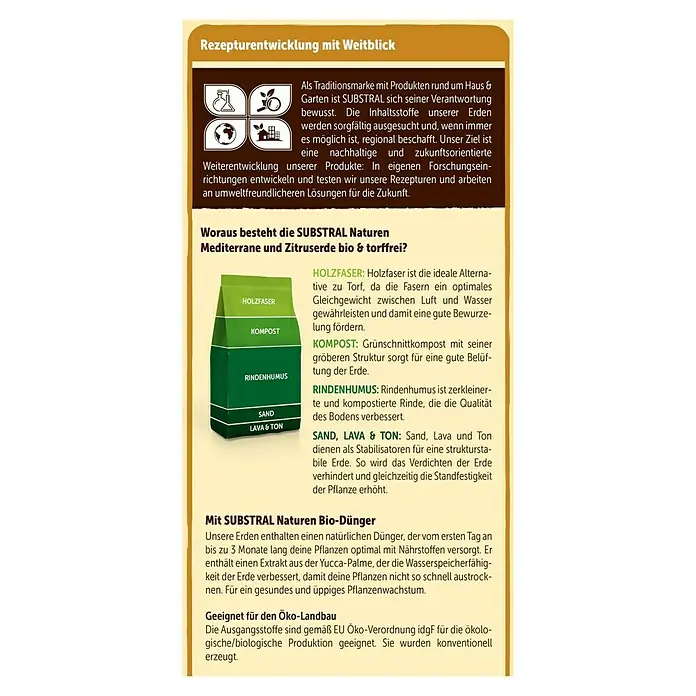 Substral Naturen Mediterranpflanzenerde - 20 l online kaufen bei BAUHAUS