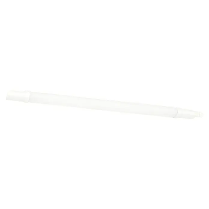 Ritter Leuchten LED-Feuchtraumlichtleiste Super Slim - L x B x H: 72 x 5,3 x 3,5 cm, Lichtfarbe: Neutralweiß, 18 W, IP65 - Diese Aufnahme zeigt eine weiße, längliche LED-Röhre vor einem schwarzen Hintergrund, die sich ideal für die Beleuchtung von Räumen eignet.