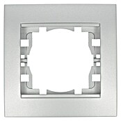 Voltomat DEA 100 Abdeckrahmen (Alu/Silber, 1-fach, Kunststoff, Unterputz, Senkrecht)