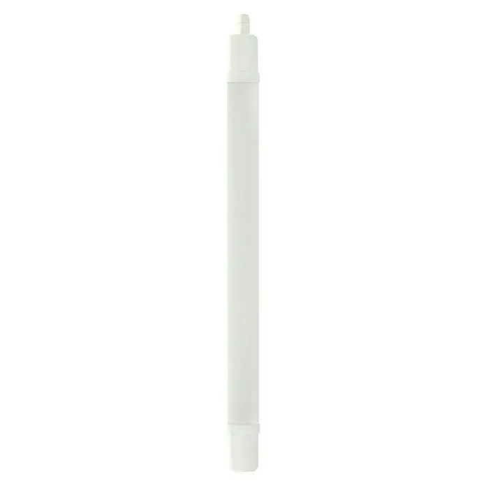 Ritter Leuchten LED-Feuchtraumlichtleiste Super Slim - L x B x H: 72 x 5,3 x 3,5 cm, Lichtfarbe: Neutralweiß, 18 W, IP65 - Das Bild zeigt einen weißen, zylindrischen Wasserfilter, der für eine effektive Wasserreinigung und verbesserten Geschmack sorgt. Ideal für den Haushalt.