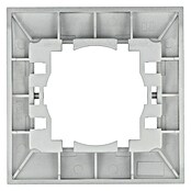 Voltomat DEA 100 Abdeckrahmen (Alu/Silber, 1-fach, Kunststoff, Unterputz, Senkrecht)