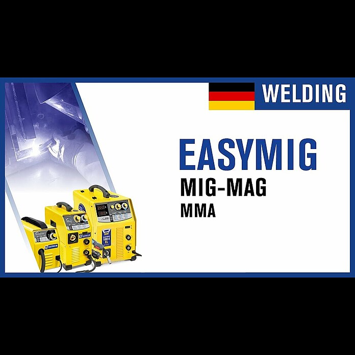 Gys Schweißgerät 3 in 1 Easymig 130Geeignet für: Schutzgas-, Fülldraht- und Elektrodenschweißen, 30 - 120 A (MIG/MAG-Schweißen) Product