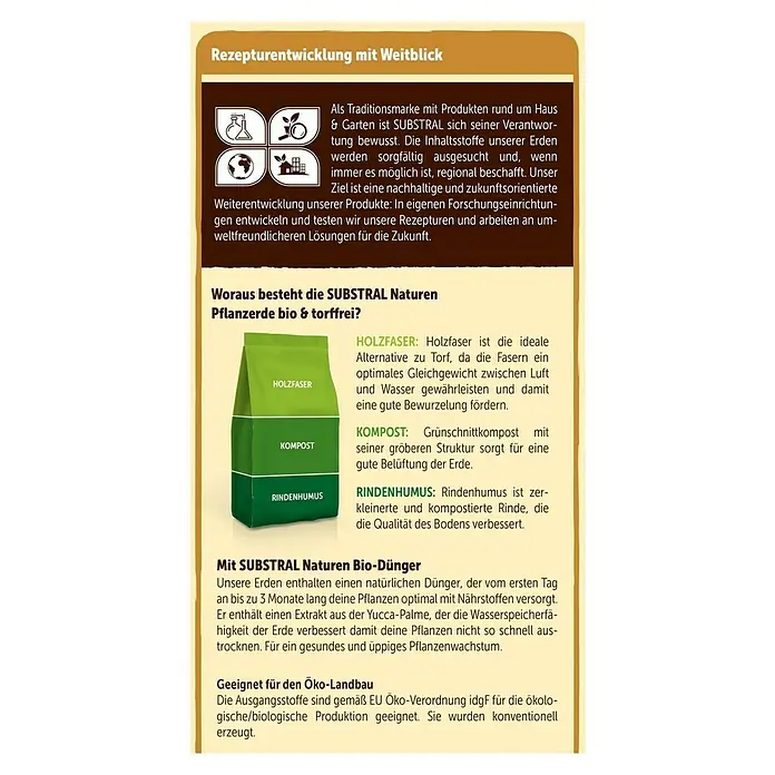 Substral Naturen Bio-Pflanzerde - 40 l online kaufen bei BAUHAUS