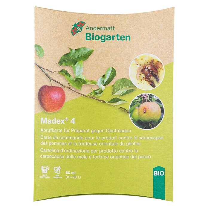 Andermatt Biogarten Carte de demande pour Madex 60 ml