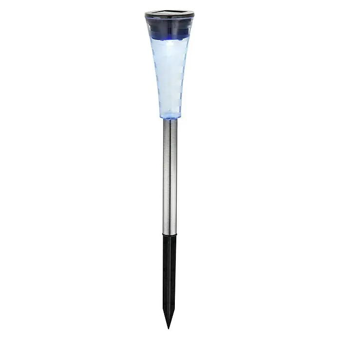 Globo Solarleuchten-Set - 0,06 W, Transparent, Silber, IP44 - Solar-Gartenleuchte mit spiralförmigem Design und Erdspieß für stimmungsvolle Beleuchtung im Außenbereich. Robust und energieeffizient.
