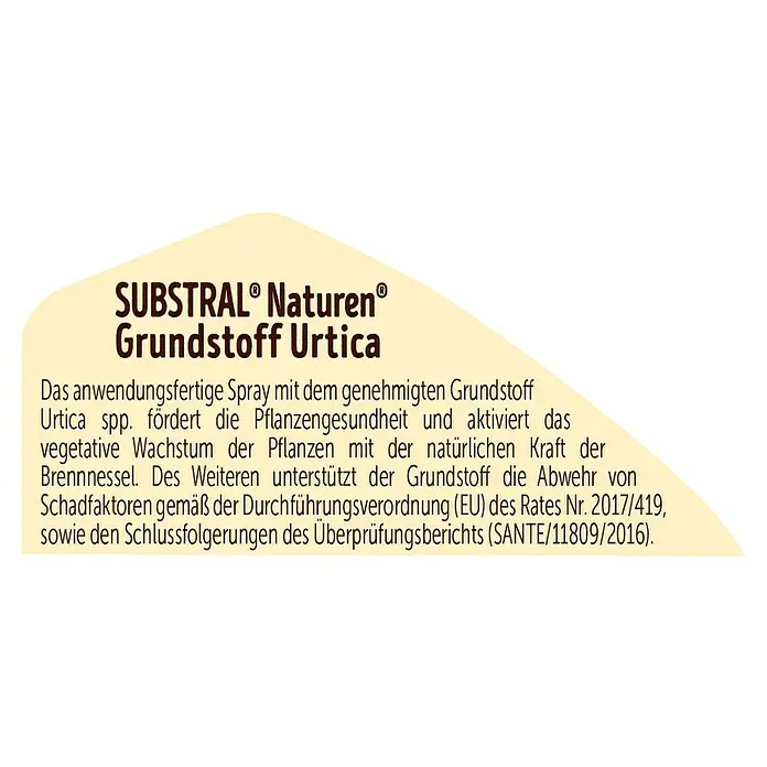 Substral Naturen Grundstoff Urtica - 2,5 l - SUBSTRAL® Naturen® Grundstoff Urtica: Das anwendungsfertige Spray fördert Pflanzengesundheit und aktiviert das vegetative Wachstum auf natürliche Weise.