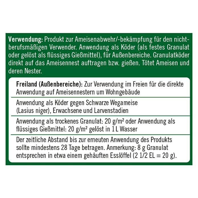 Substral Celaflor Ameisen-Mittel300 g Back View