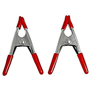 Alpha Tools Leimzwingen-Set (Spannweite: 30 mm, Kunststoff überzogen, 2 -tlg.)