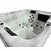 Sanotechnik Außen-Whirlpool (210 x 210 x 92 cm, Weiß/Grau, Max. Personenzahl: 6) | BAUHAUS