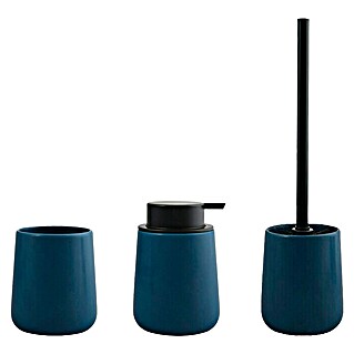 MSV Maonie Set de accesorios de baño (3 pzs., Azul oscuro)