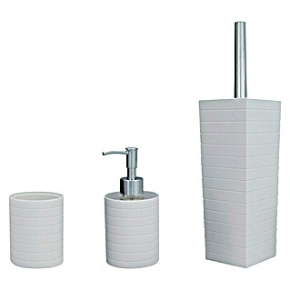 Aquasanit Style Set de accesorios de baño (3 pzs., Blanco)