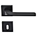 Diamond Doors Black Edition Juego de manillas para puerta de habitación Bellevue 