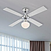 Globo Deckenventilator Champion (105 cm, Silber/Weiß, Max. Leistung: 60 W)