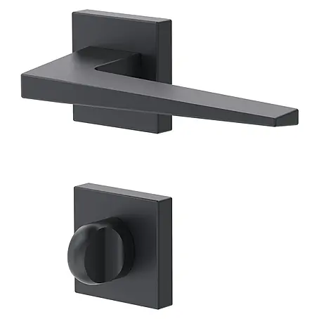 Diamond Doors Black Edition Zimmertürgarnitur WC Riverside