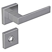 Diamond Doors WC-Türgarnitur (Türstärke: 40 - 45 mm, Schlitzkopf/Olive SK/OL, Edelstahl)