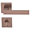 Diamond Doors WC-Türgarnitur (Türstärke: 40 - 45 mm, Schlitzkopf/Olive SK/OL, Kupfer)