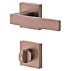 Diamond Doors WC-Türgarnitur (Türstärke: 40 - 45 mm, Schlitzkopf/Olive SK/OL, Kupfer)