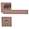 Diamond Doors WC-Türgarnitur (Türstärke: 40 - 45 mm, Schlitzkopf/Olive SK/OL, Kupfer)