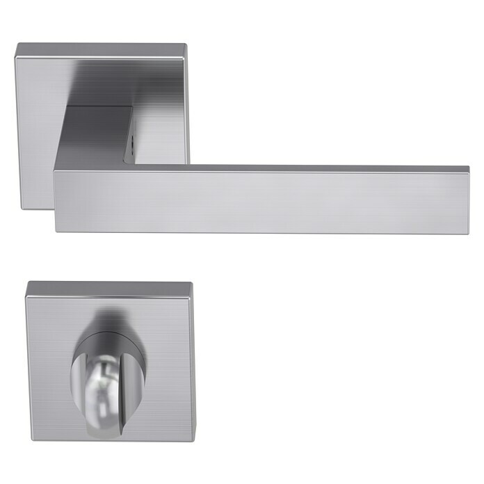 Diamond Doors WC-Türgarnitur (Türstärke: 40 - 45 mm, Schlitzkopf/Olive SK/OL, Edelstahl)