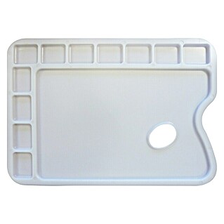 Talens Paleta para pintura (Forma: Rectangular, 25 x 40 cm, Plástico)