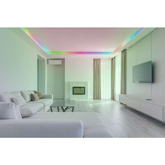 Globo Tira de luces LED (6 m, Multicolor, IP44, Clase de eficiencia energética: A++ a A)
