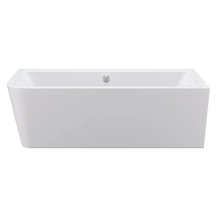 Camargue Freistehende Badewanne Buena Vista - 180 x 80 cm, Sanitäracryl, Weiß, Rechts - Rechteckige Badewanne in Weiß. Schlichtes und modernes Design für entspannende Momente im Badezimmer. Ideal für stilvolle Bäder.