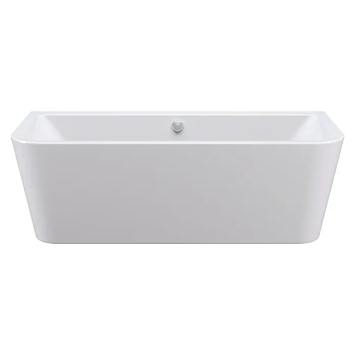 Camargue Freistehende Badewanne Buena Vista - L x B: 180 x 80 cm, Sanitäracryl, Weiß - Elegante, freistehende Badewanne in schlichtem Weiß. Das moderne Design verleiht jedem Badezimmer einen Hauch von Luxus und Entspannung.
