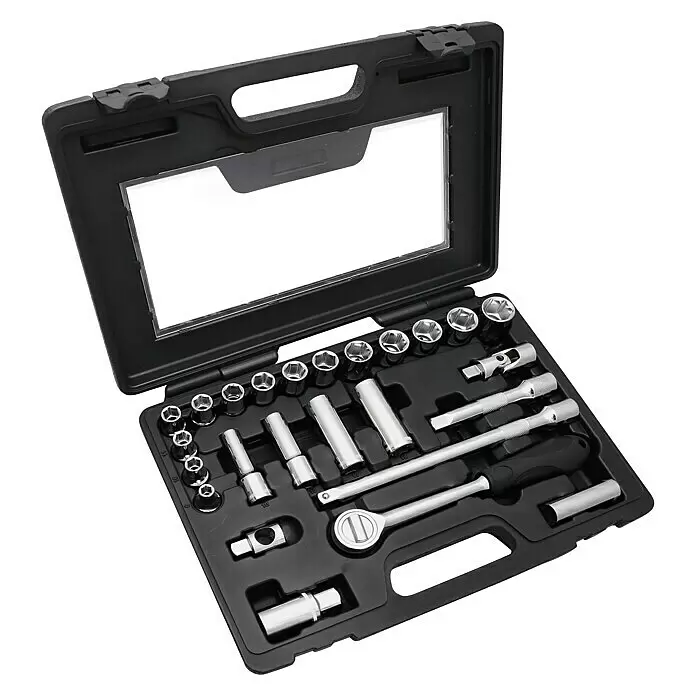 Alpha Tools Steckschlüssel-Set WBL25 -tlg., Antriebsgröße: ½″ Diagonal View