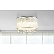 Globo Sierra Plafón LED redondo (8 x 3 W, Plateado metálico, Ø x Al: 40 x 29 cm)