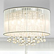 Globo Sierra Plafón LED redondo (8 x 3 W, Plateado metálico, Ø x Al: 40 x 29 cm)