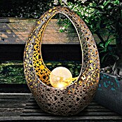 Globo Solar-Dekoleuchte (L x B x H: 21,5 x 9,5 x 27,5 cm, Gold, Bronze, IP44) | BAUHAUS