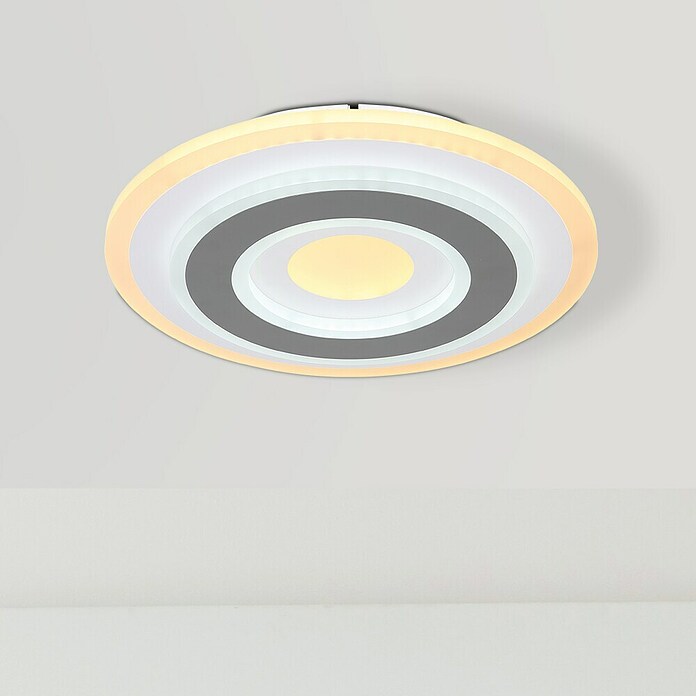 Globo Plafón LED redondo (21 W, Opal, Ø x Al: 30 x 5,5 cm)