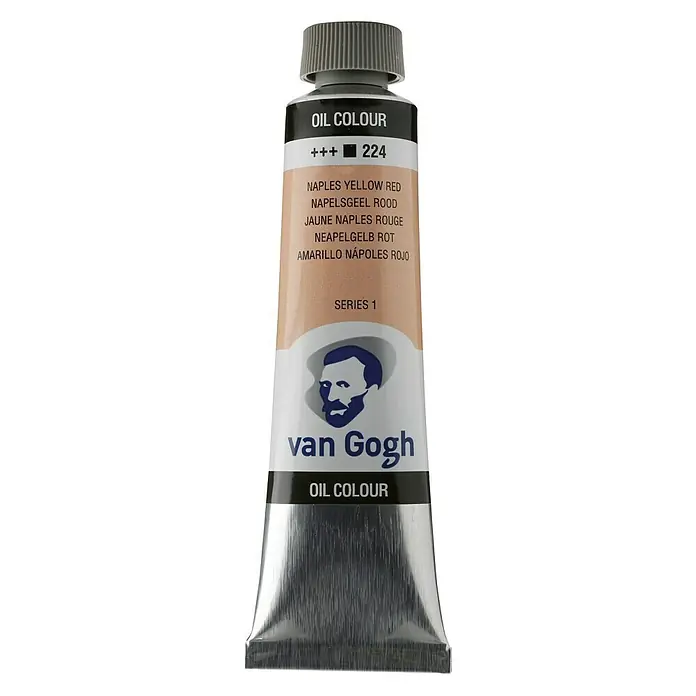 Talens Van Gogh Pintura al óleo - Amarillo Nápoles rojo, 40 ml, Tubo - Un tubo de pintura al óleo Van Gogh en color Amarillo Nápoles Rojo, ideal para artistas.