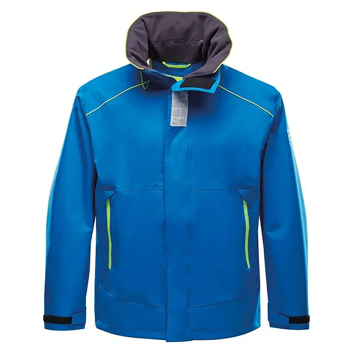 Marinepool Segeljacke Activity - XS, Herren, Blau - Blaue Marinepool Segeljacke mit gelben Akzenten und hochschließendem Kragen für optimalen Schutz bei jedem Wetter.