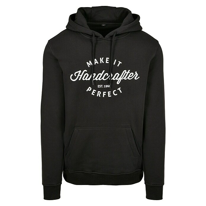Kapuzenpullover Handcrafter (L, Schwarz)