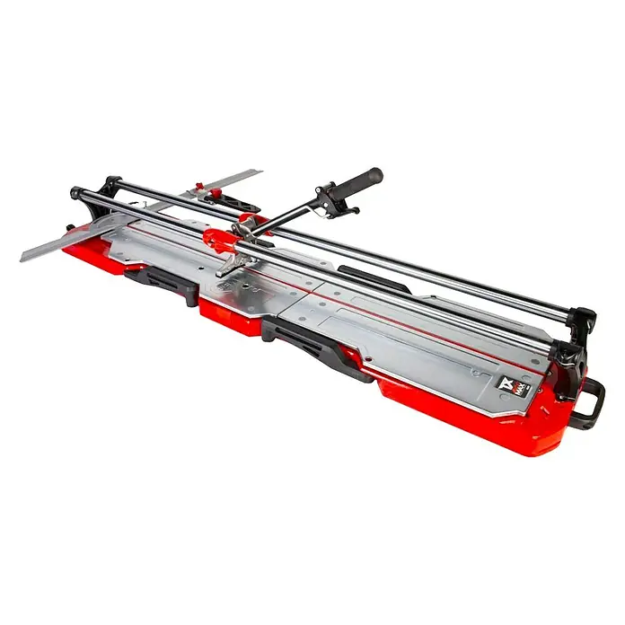 Rubi Cortador manual de azulejos TX 1250 MAX - Longitud de corte máx.: 1.250 mm, Espesor máx. de azulejo: 21 mm - La cortadora de azulejos roja y gris es una herramienta para cortar azulejos con precisión. Apto para profesionales y aficionados al bricolaje.