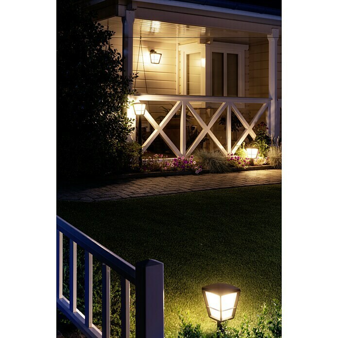 Philips Hue Led-wandlamp voor buiten (1 lampen, 15 W, Lichtkleur: Bont, IP44)