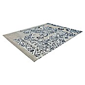 Kayoom Flachgewebeteppich River 120 (Grau/Schwarz, 150 x 80 cm, 70 % Baumwolle, 30 % Polyester)