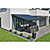 Deyo Limassol Vollkassettenmarkise (Blau, Farbe Gestell: Eisenglimmer matt, Breite: 4 m, Ausfall: 3,5 m) | BAUHAUS