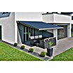 Deyo Limassol Vollkassettenmarkise (Blau, Farbe Gestell: Weißaluminium Feinstruktur, Breite: 5 m, Ausfall: 3,5 m) | BAUHAUS