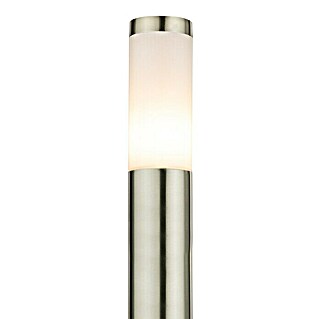 Globo Boston LED-Sockelleuchte (8,5 W, 12,7 x 12,7 x 110 cm, Edelstahl, IP44)