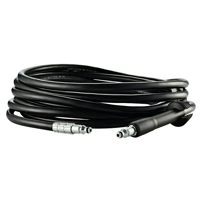 Nilfisk Manguera de alta presión de repuesto Core - Largo: 6 m, Específico para: Nilfisk Core 140 - Manguera negra para hidrolavadora con conector rápido para una fácil conexión y un lavado a presión eficiente.