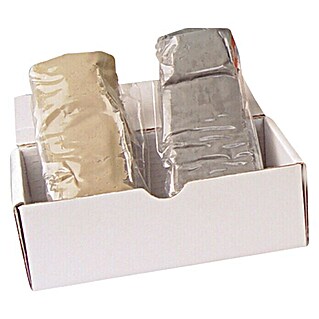 Collak Masilla epoxi Box bicomponente (2x250g) (Gris/beige, 500 g)