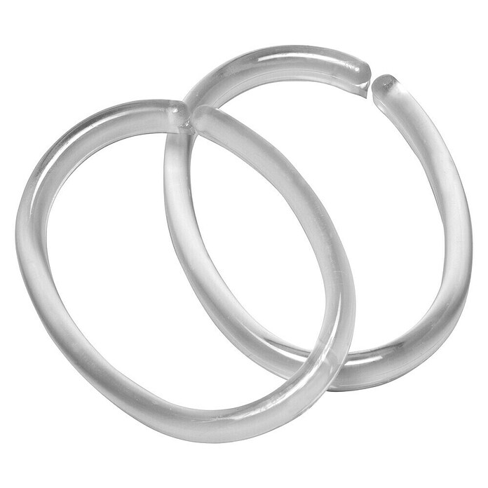 Sealskin Douchegordijnringen Clips Rings (12 st., Transparant) | BAUHAUS
