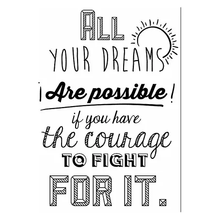 Vinilo de pared All your dreams